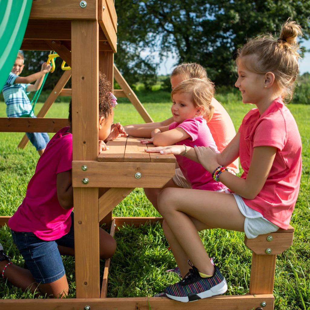 All Cedar Wood Playset Swing Set V378264