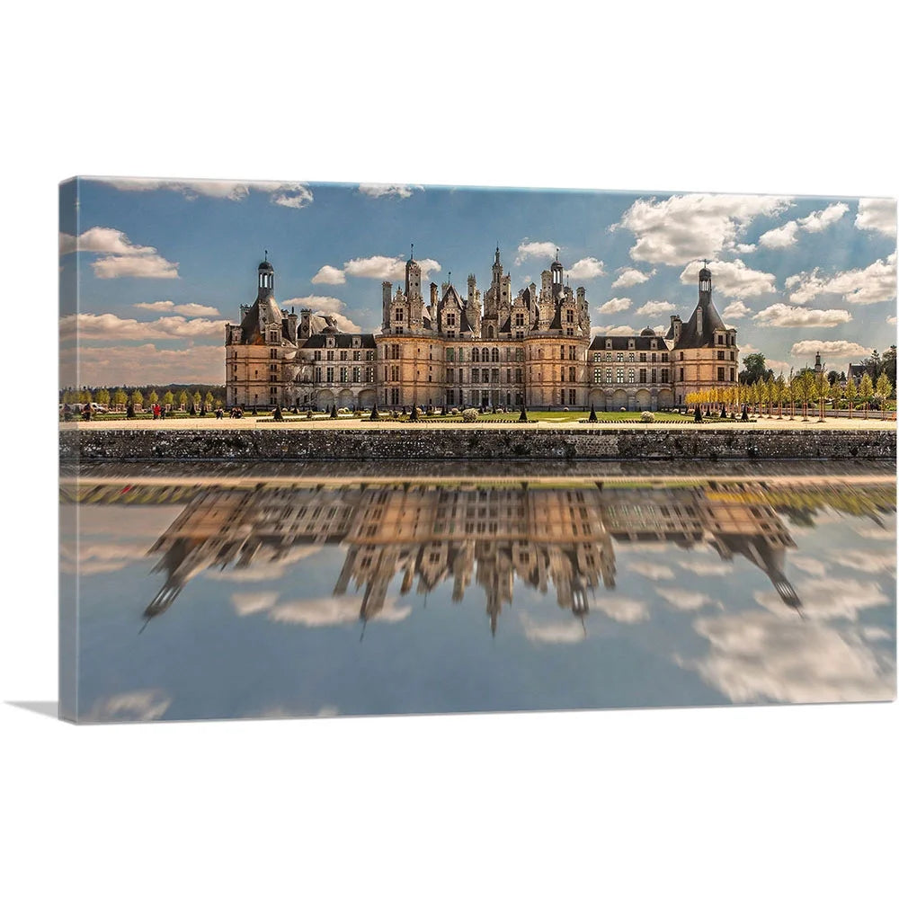 Castle in France Chateau de Chambord Canvas Art Print 40" x 26" N36565