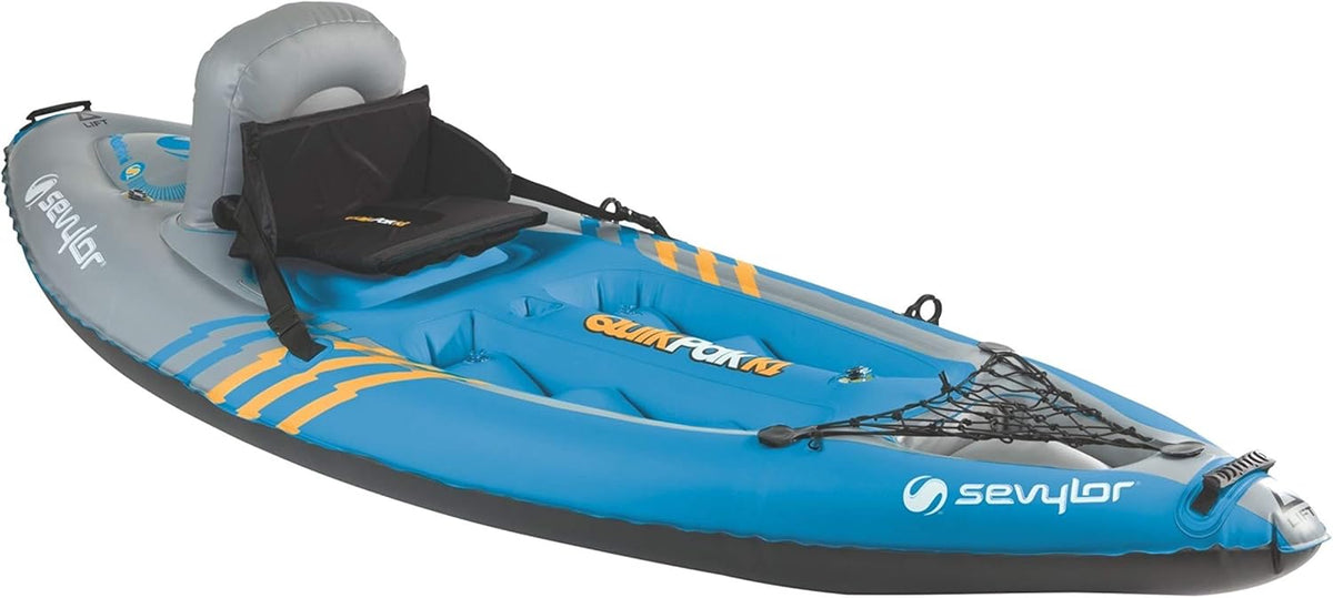 1-Person Inflatable Kayak with Hand Pump & Paddle F732065