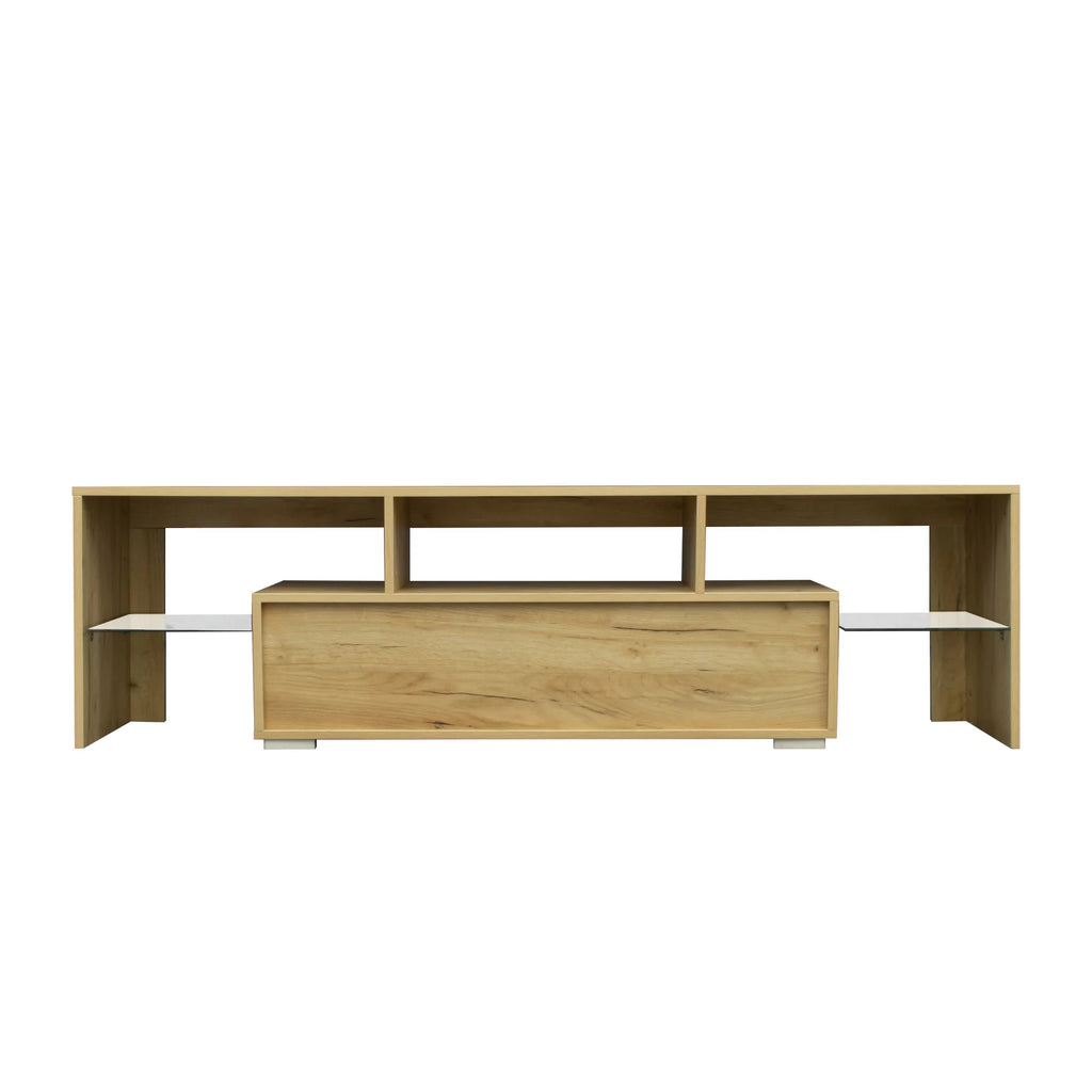 White LED TV Stand with Remote Control U224734