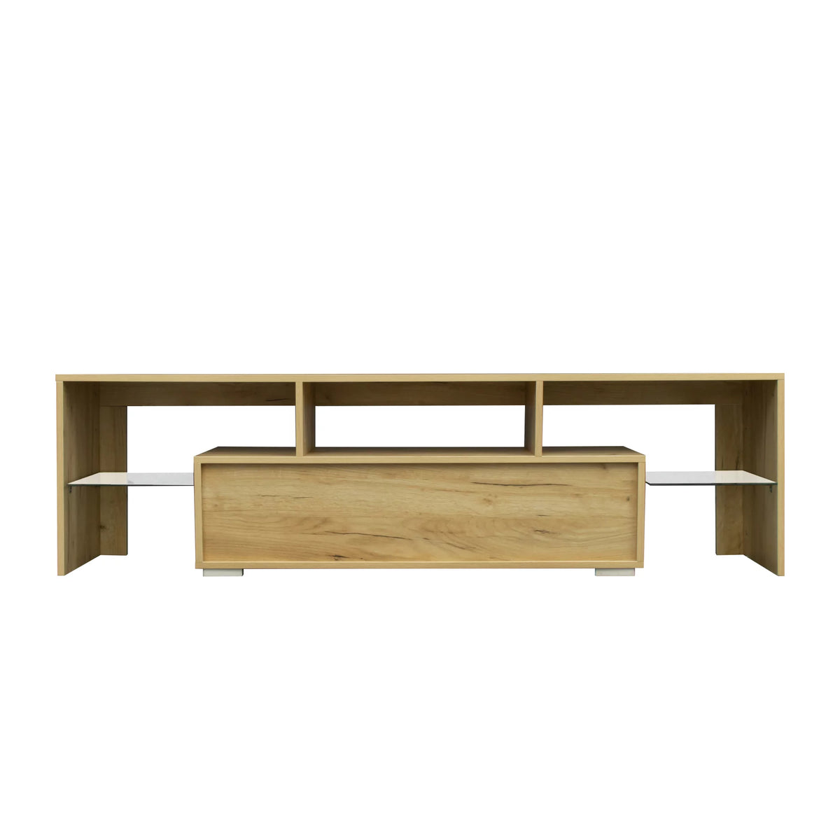 White LED TV Stand with Remote Control U224734