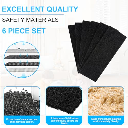 Activated Charcoal Cat Litter Box Filters P3033