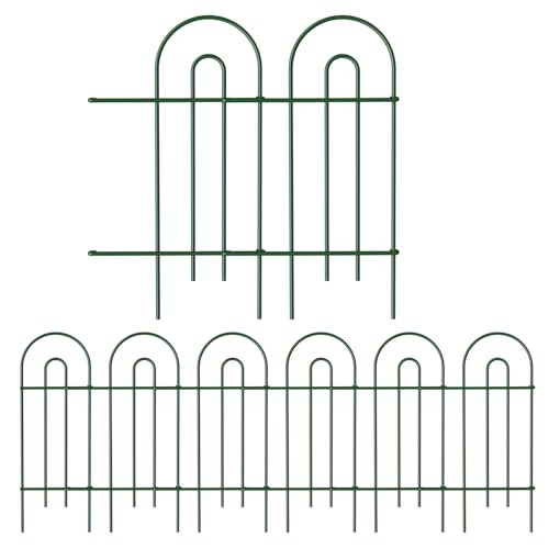 35 panels No Dig Metal Garden Fence 18in(H)×50ft(L) F32702