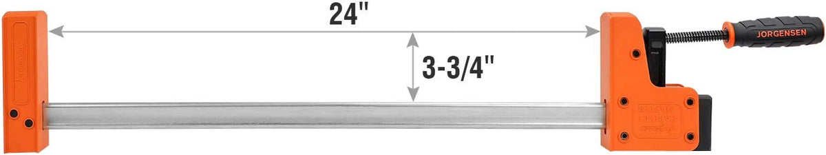 24-inch 90° Parallel Jaw Bar Clamp, 2-pack R527