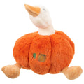 Plush Pumpkin Duck Stuffed Animal Doll W1679