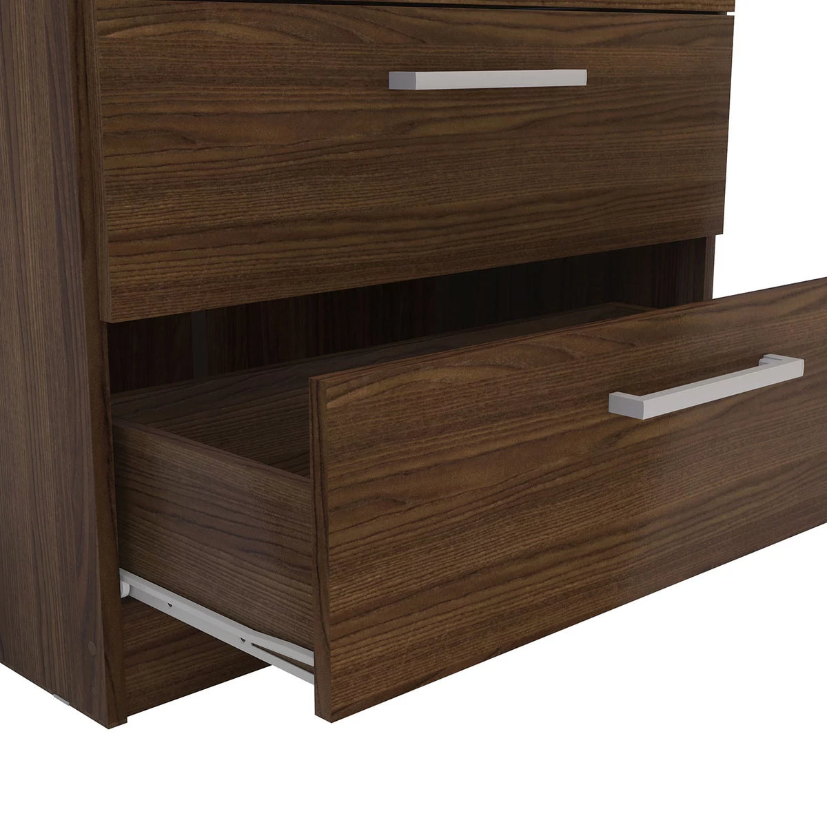 White 3 Drawer Wood Dresser I716341