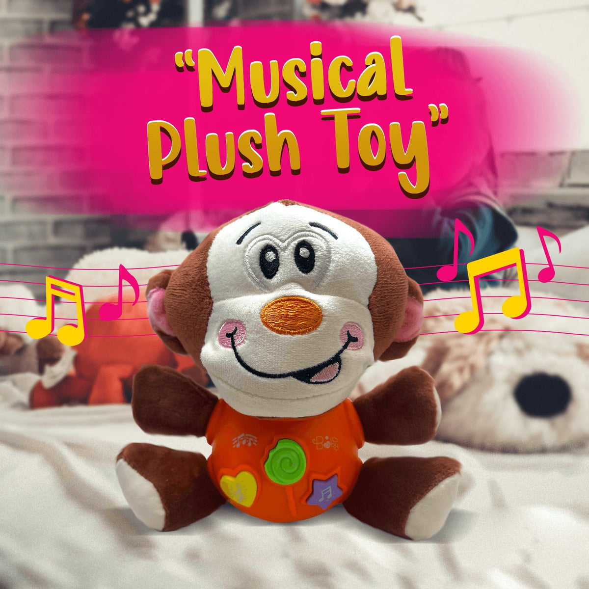 Disney Baby Musical Plush Monkey Toy L90990