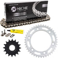 Drive Sprocket Chain Combo Front 16 Rear 42 Tooth 530HZ Standard 120 Links Pack of 2 U5354