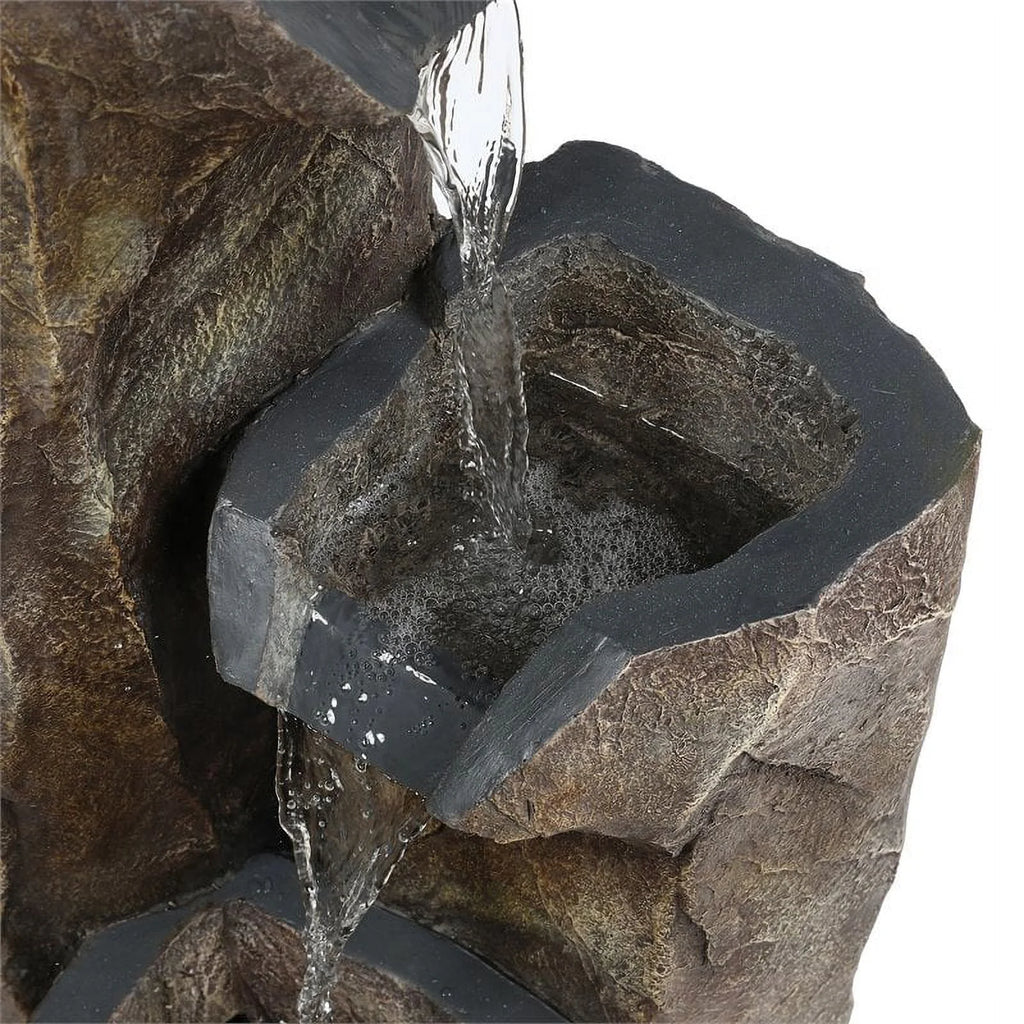 Rock Waterfall Fountain with LED Light T359441