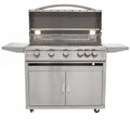 5 Burner Propane Gas Grill with Cart U554176