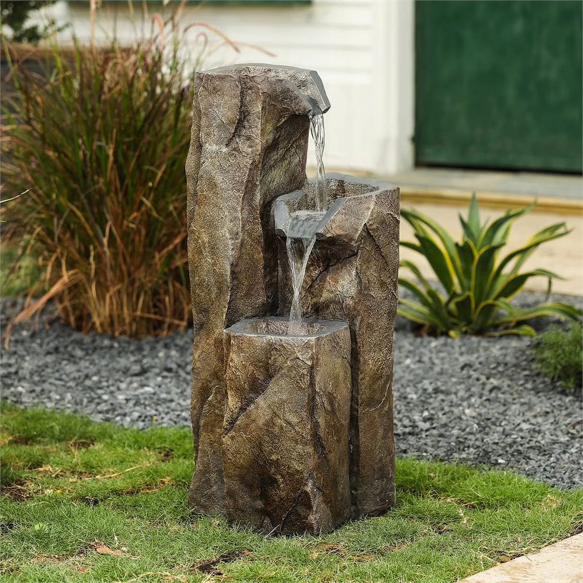 Rock Waterfall Fountain with LED Light T359441