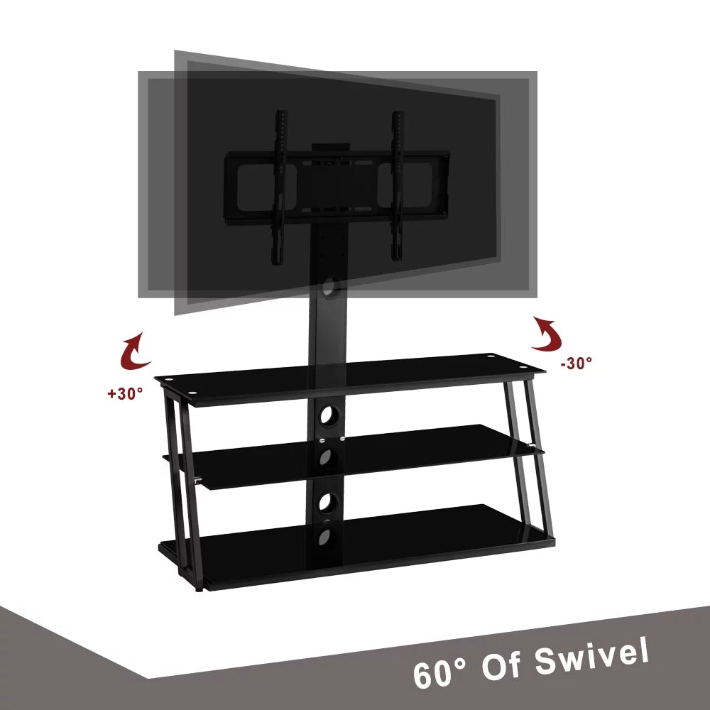 Swivel Floor TV Stand with Mount for 32 to 65" TV I670
