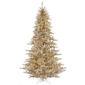 3 ft Champagne Fir Artificial Christmas Tree with 100 Warm White LED Lights Y102