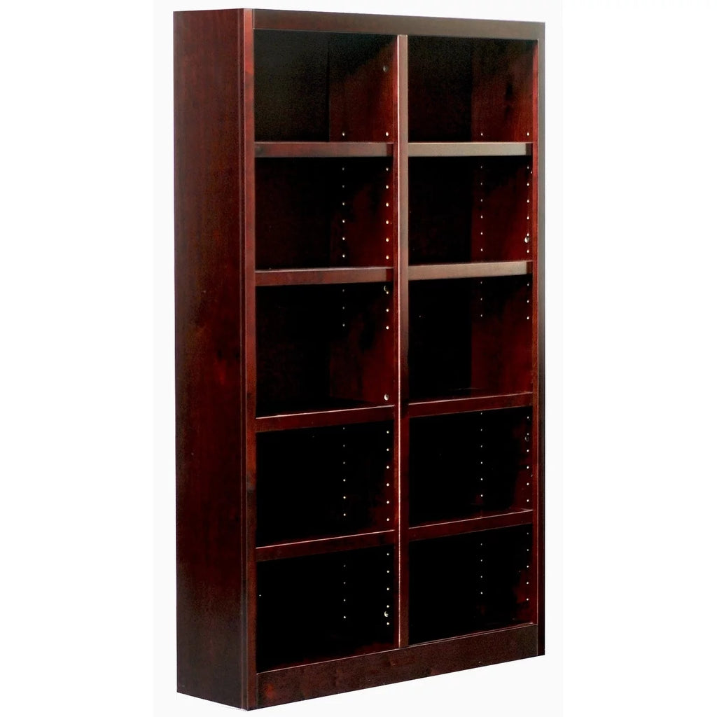 10 Shelf Espresso Wood Bookcase R145