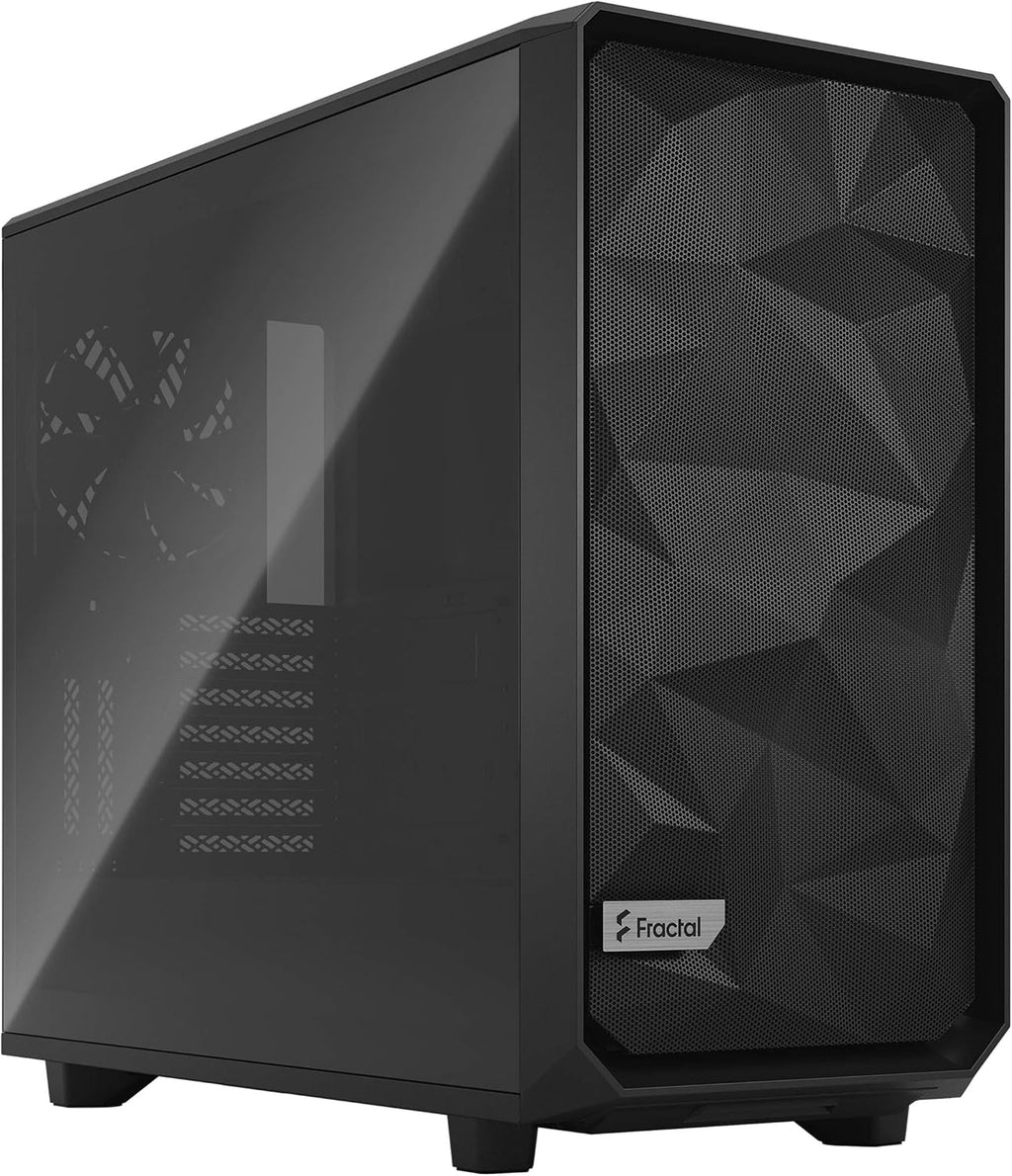 Black ATX Mid Tower Computer Case B2139