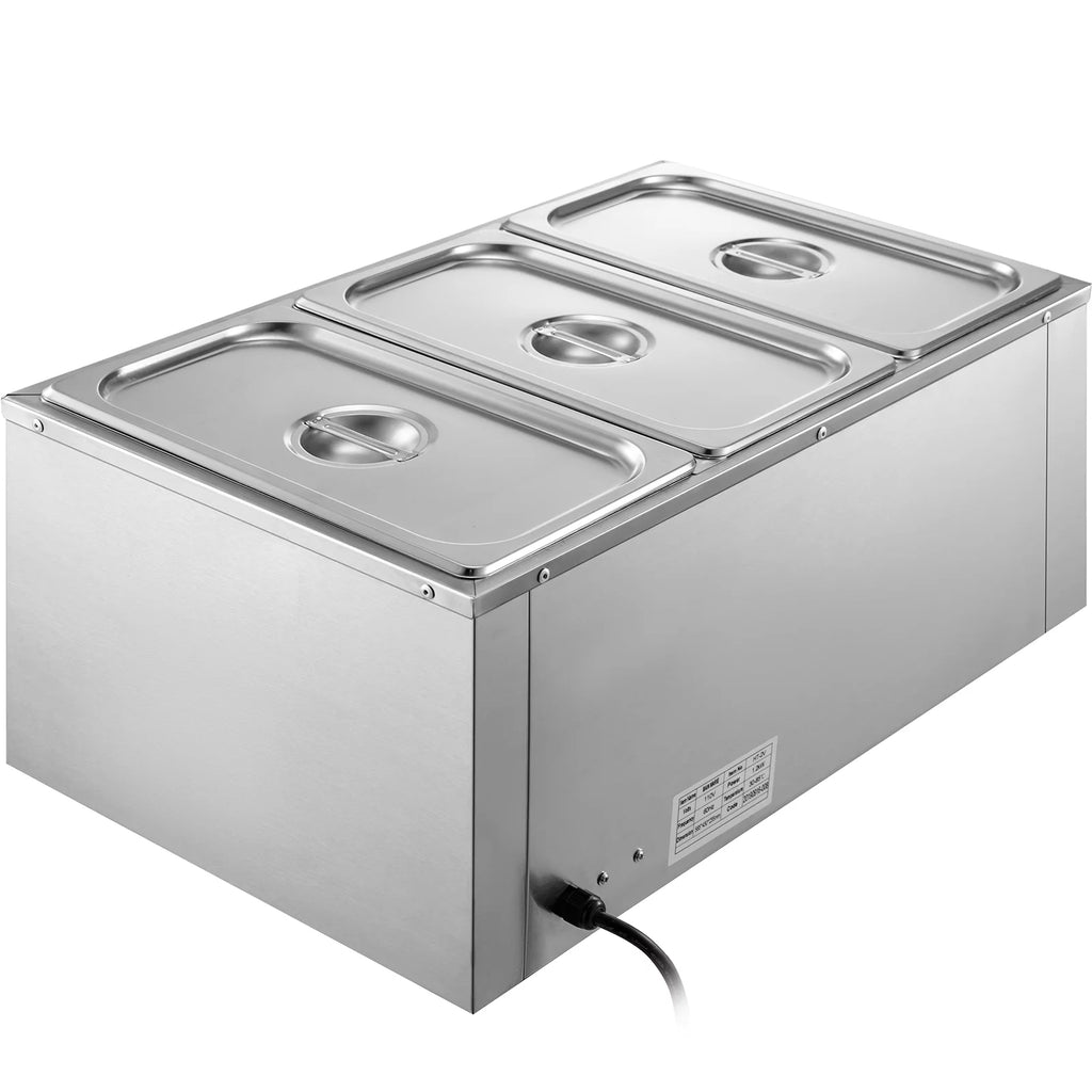 1200W Stainless Steel Commercial Food Warmer P991