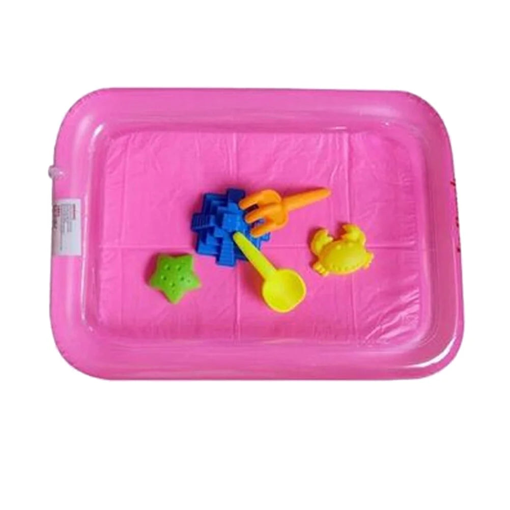 Pink Inflatable Sand Toy Tray W652212