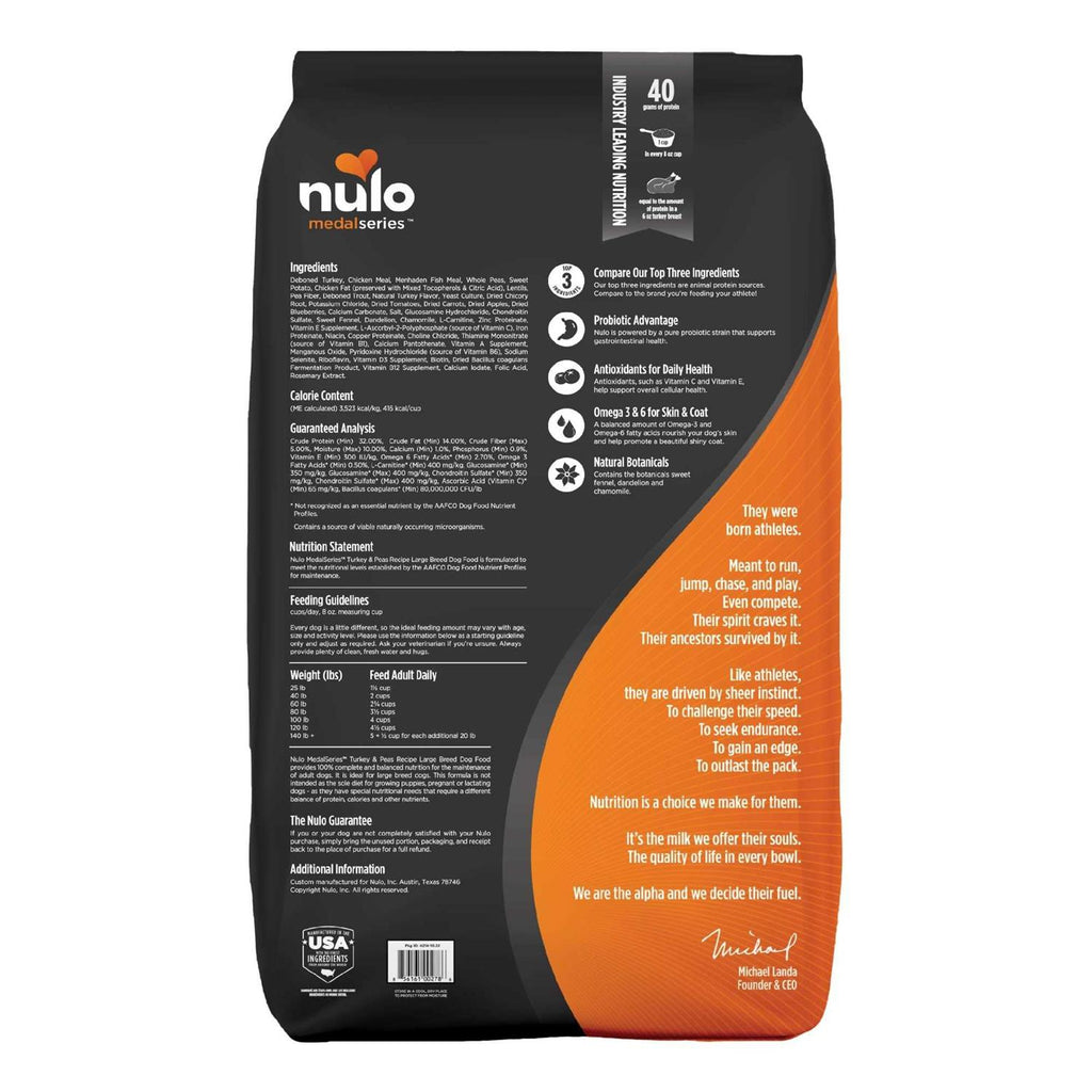 Grain Free Turkey & Peas Dog Food O606