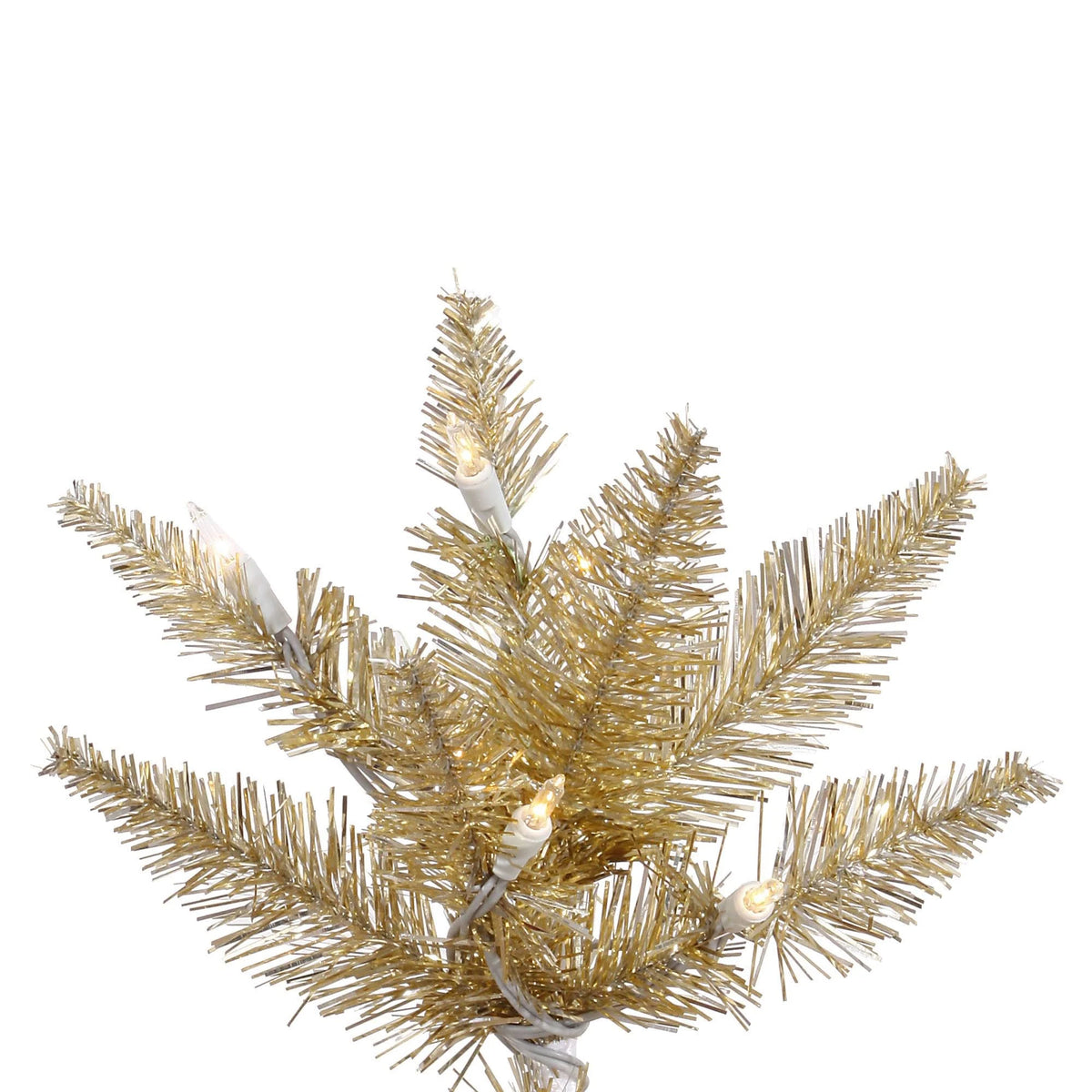 3 ft Champagne Fir Artificial Christmas Tree with 100 Warm White LED Lights Y102