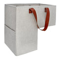 Gray 16L x 9.5W x 16H Foldable Stair Basket G82674