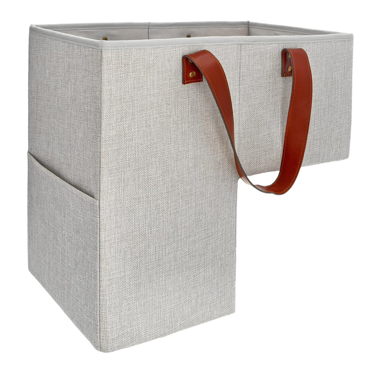 Gray 16L x 9.5W x 16H Foldable Stair Basket G82674