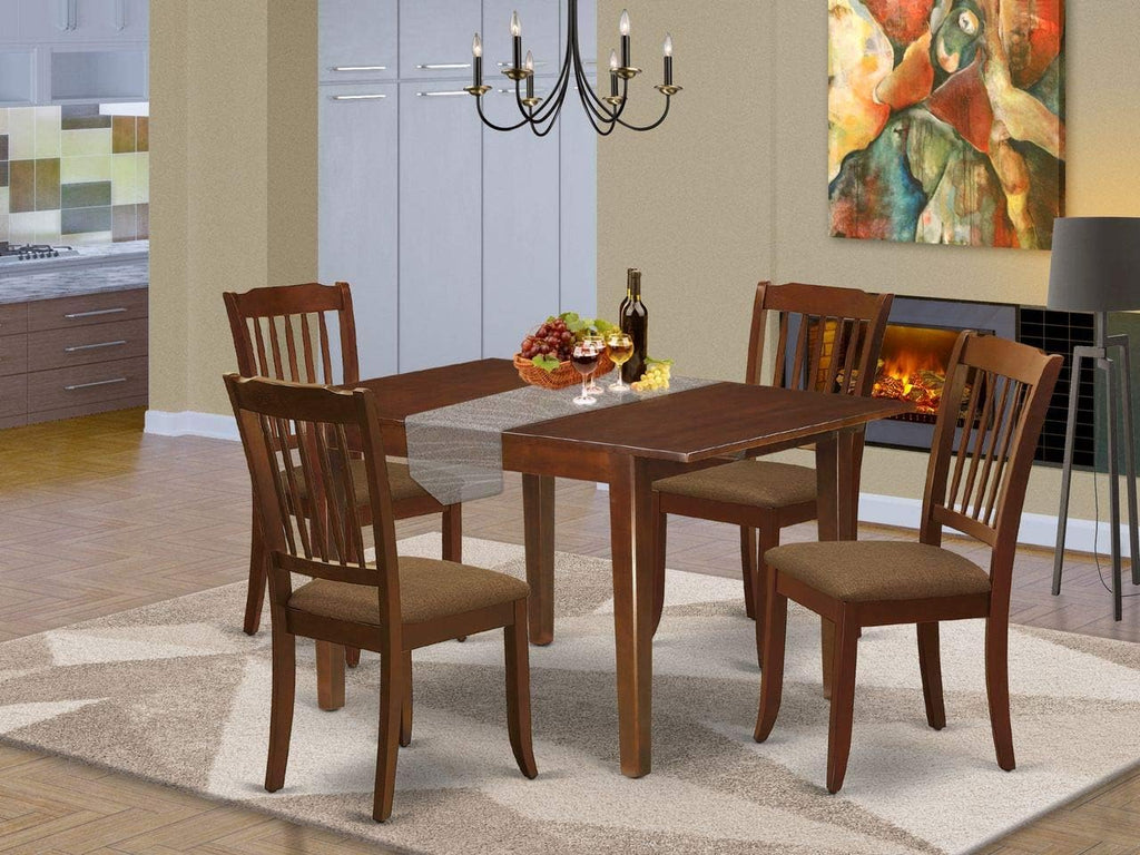 3PC Rectangular Table with 12 in Leaf and 2 Chairs M2217