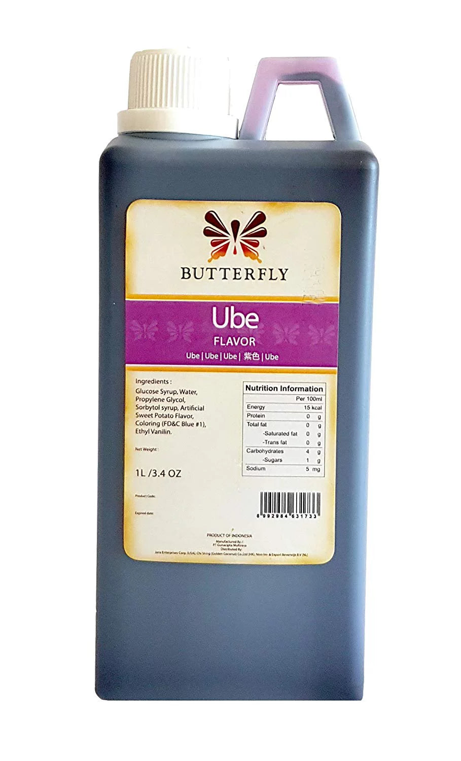 Ube Purple Yam Flavoring Extract 1 Liter, 33.8 Ounce G754