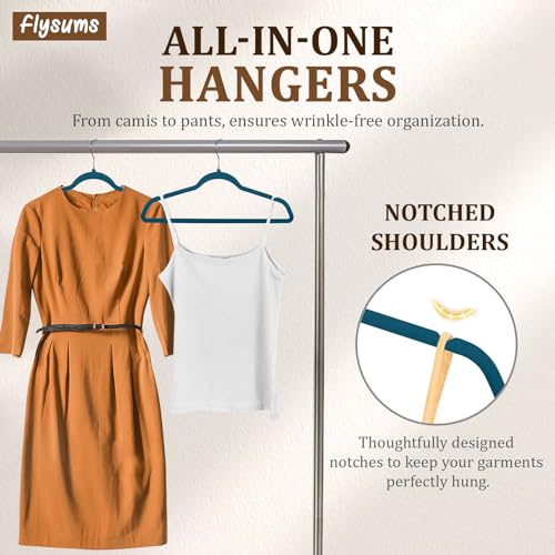 50 Pack Black Rubber Coated Plastic Hangers G105