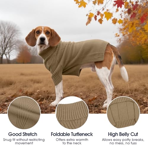 Green XXL Dog Sweater Y4364