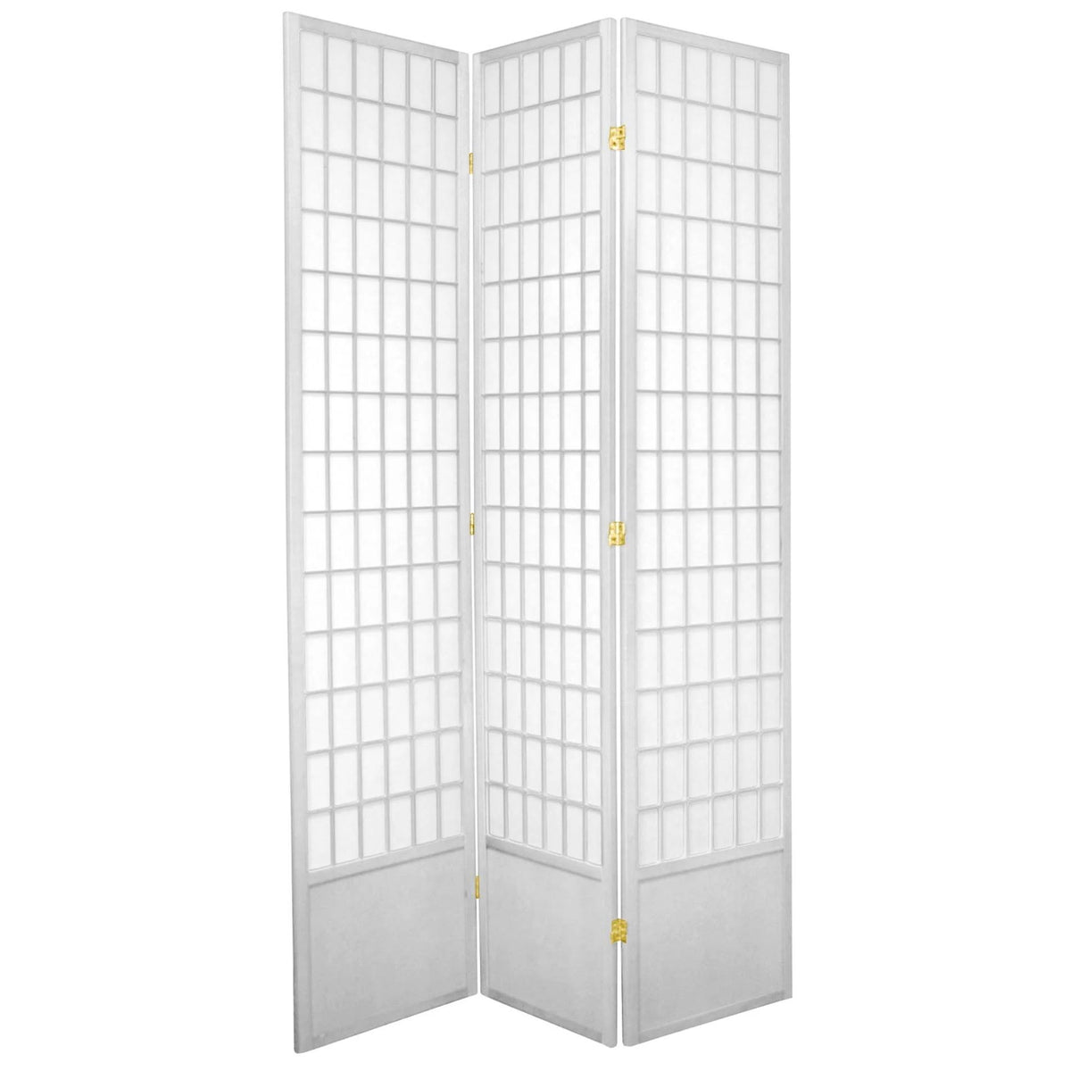 White 3 Panel Shoji Screen F671
