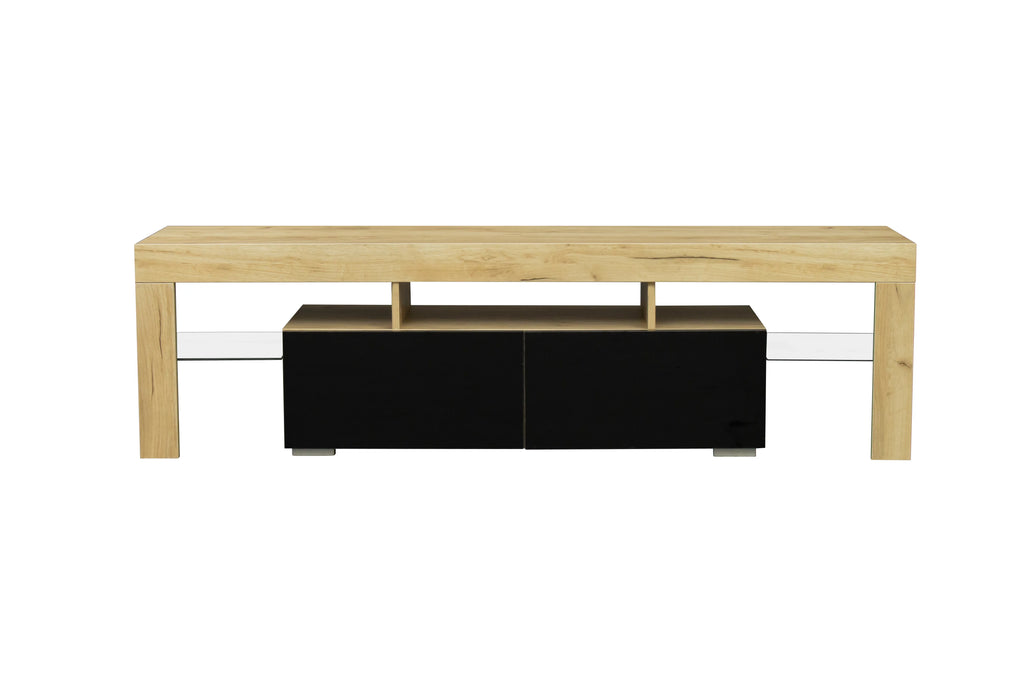 White LED TV Stand with Remote Control U224734
