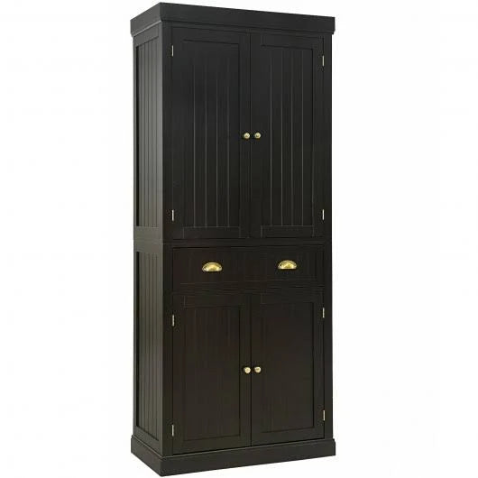 Freestanding Kitchen Cabinet with Adjustable Shelves G72203
