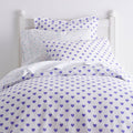 Purple Cotton Percale Queen Duvet Cover L9303