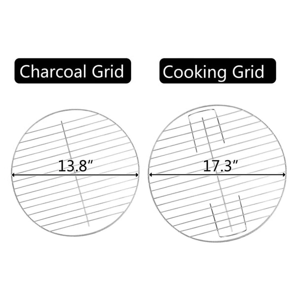 Charcoal Grill 18” Round Barbecue Grill I19870