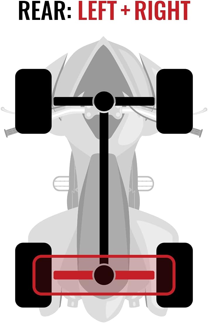 Rear Left Right Axles XT Pair for Polaris 800 Ranger RZR S 4 4X4 S858