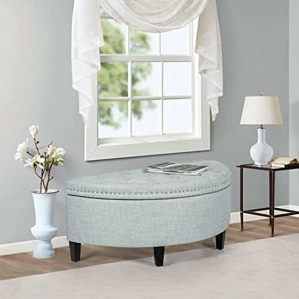 PU Leather Tufted Ottoman Bench L7368