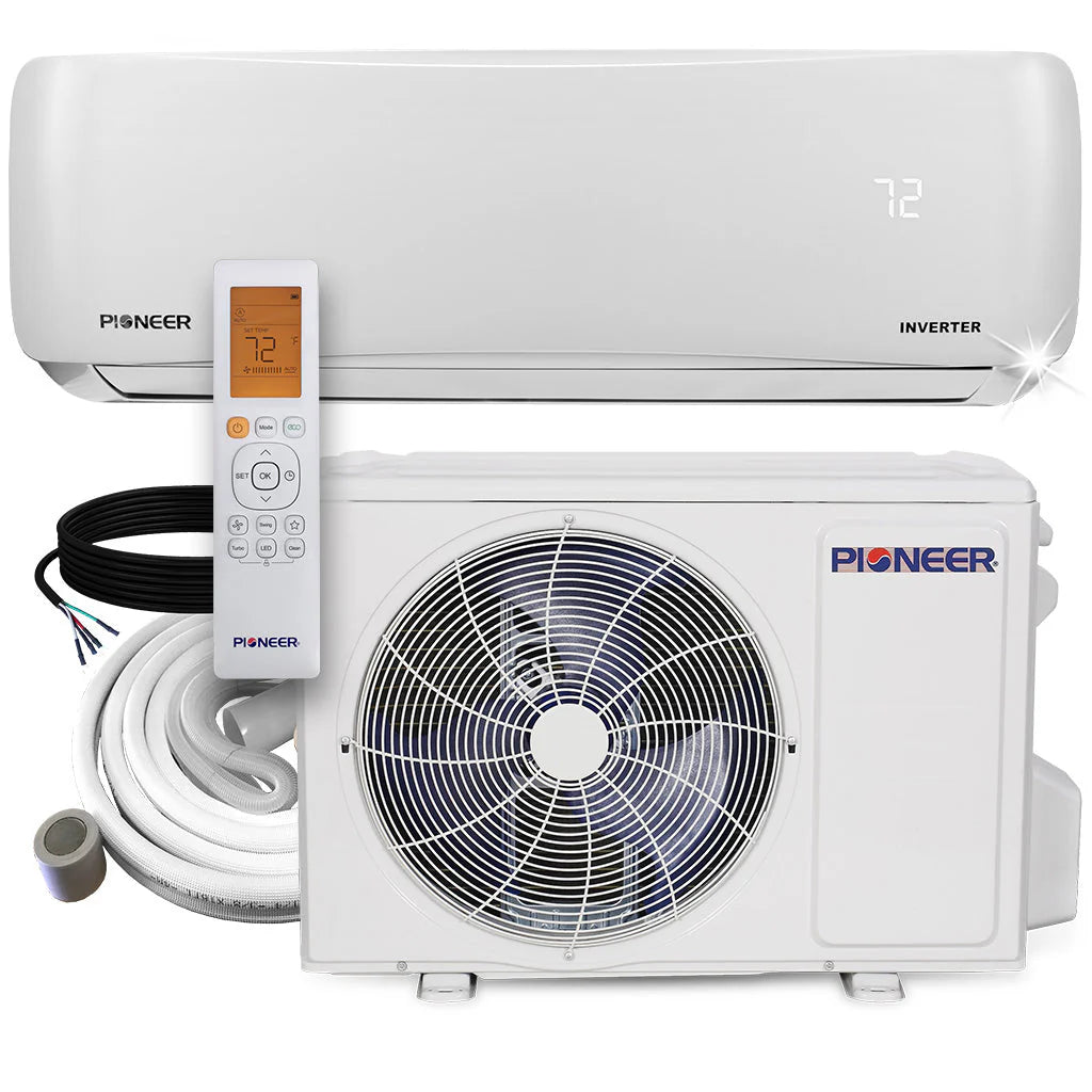 12,000 BTU 21.5 SEER 115V Ductless Mini-Split Inverter Air Conditioner Heat Pump System Z320430