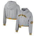 Heather Gray Cropped Pullover Hoodie I6999