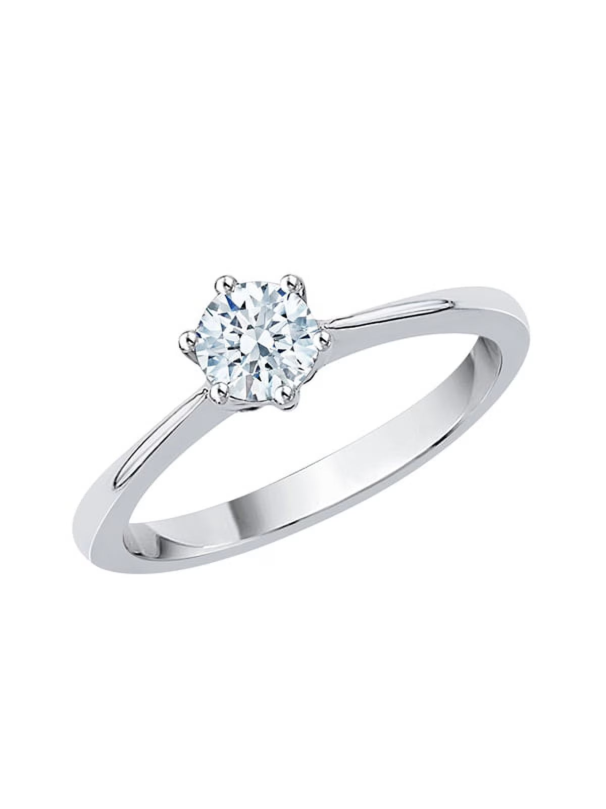10K Gold Diamond Solitaire Engagement Ring X96626