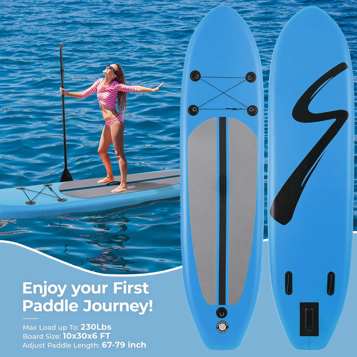 10FT Inflatable Stand-up Paddle Board G934