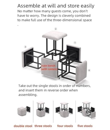 Stackable Sofa Chair Stool V207465