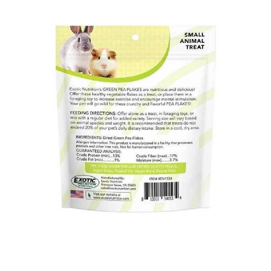 Green Pea Flakes Small Pet Treat C5874
