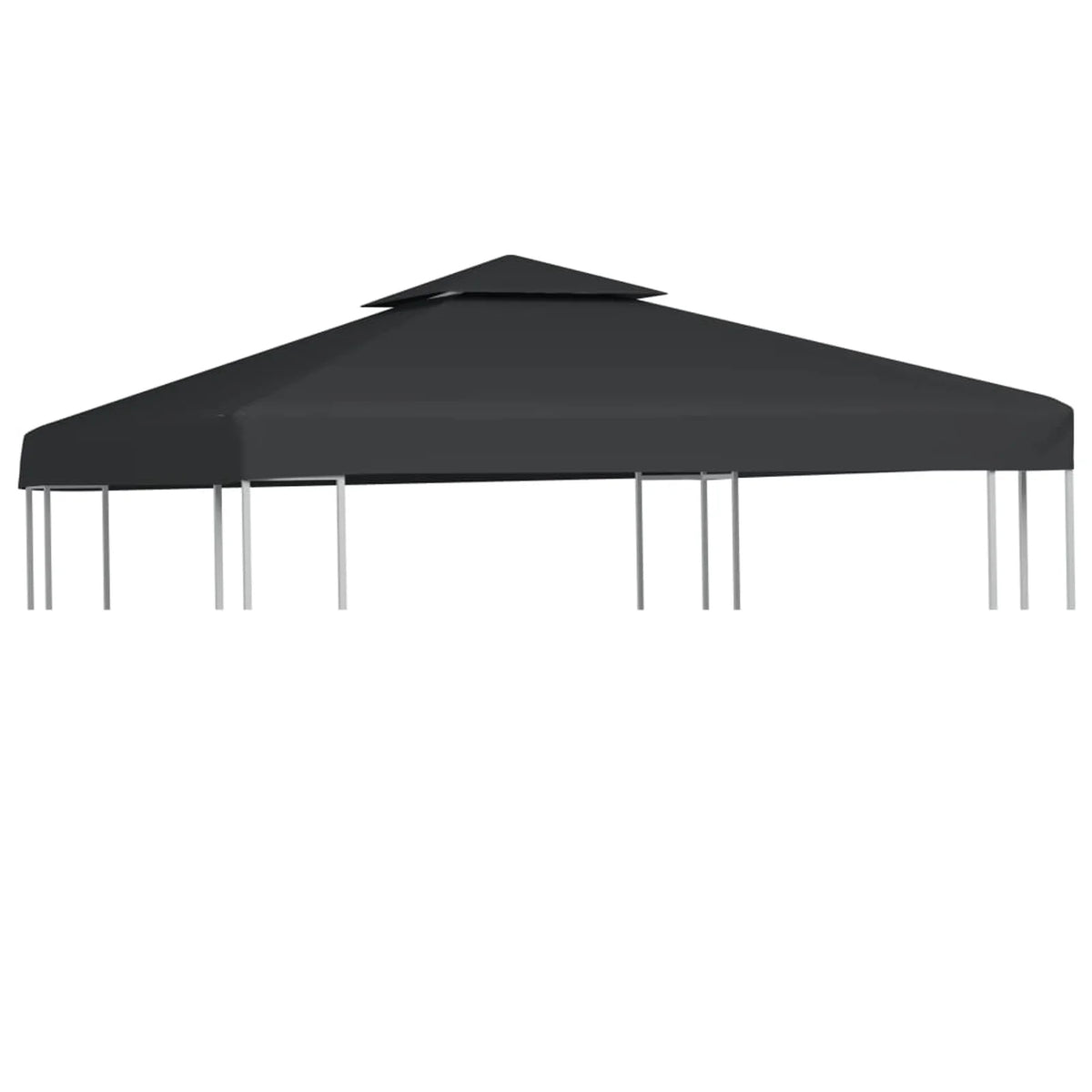 10'x10' Dark Gray Gazebo Cover B80647