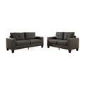 Gray Fabric 2-Piece Sofa Set Z4928
