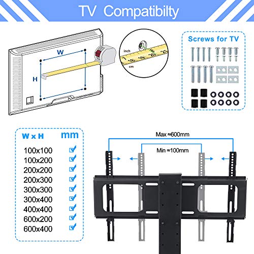 Universal Rolling Tv Stand with Mount V99071