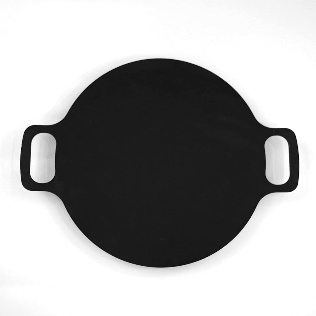 15 Inch Pre-seasoned Reversible Cast Iron Griddle Pan with Detachable Legs Y535232