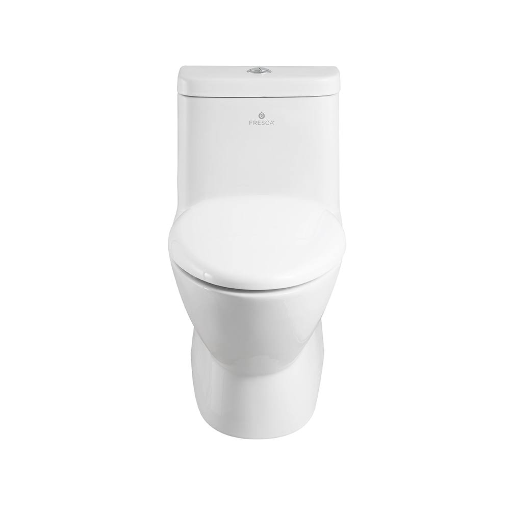 One-Piece Dual Flush Toilet with Soft Close Seat Y142