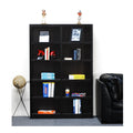 10 Shelf Espresso Wood Bookcase R145