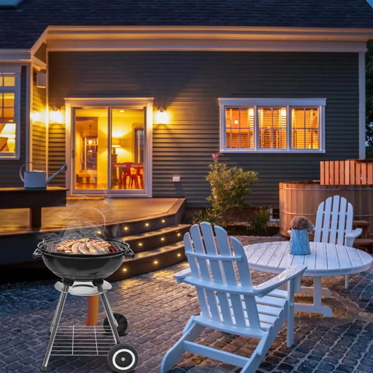 Charcoal Grill 18” Round Barbecue Grill I19870