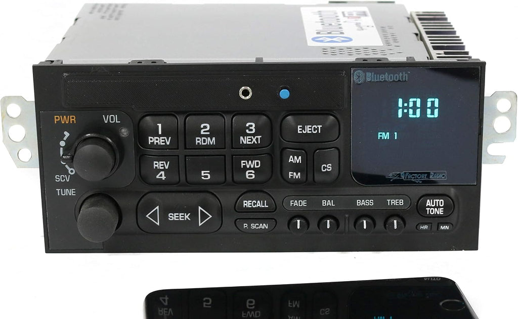 AM FM Radio with Aux Input, Bluetooth and Cassette Controls Q609